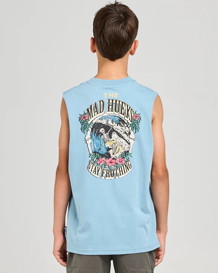 STAY FROTHING | YOUTH MUSCLE - The Mad HueysH425B02002 - STEEL BLUE - 6