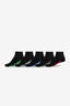 Stealth Ankle Sock 5 Pack -GlobeGB71029003-Black-Single