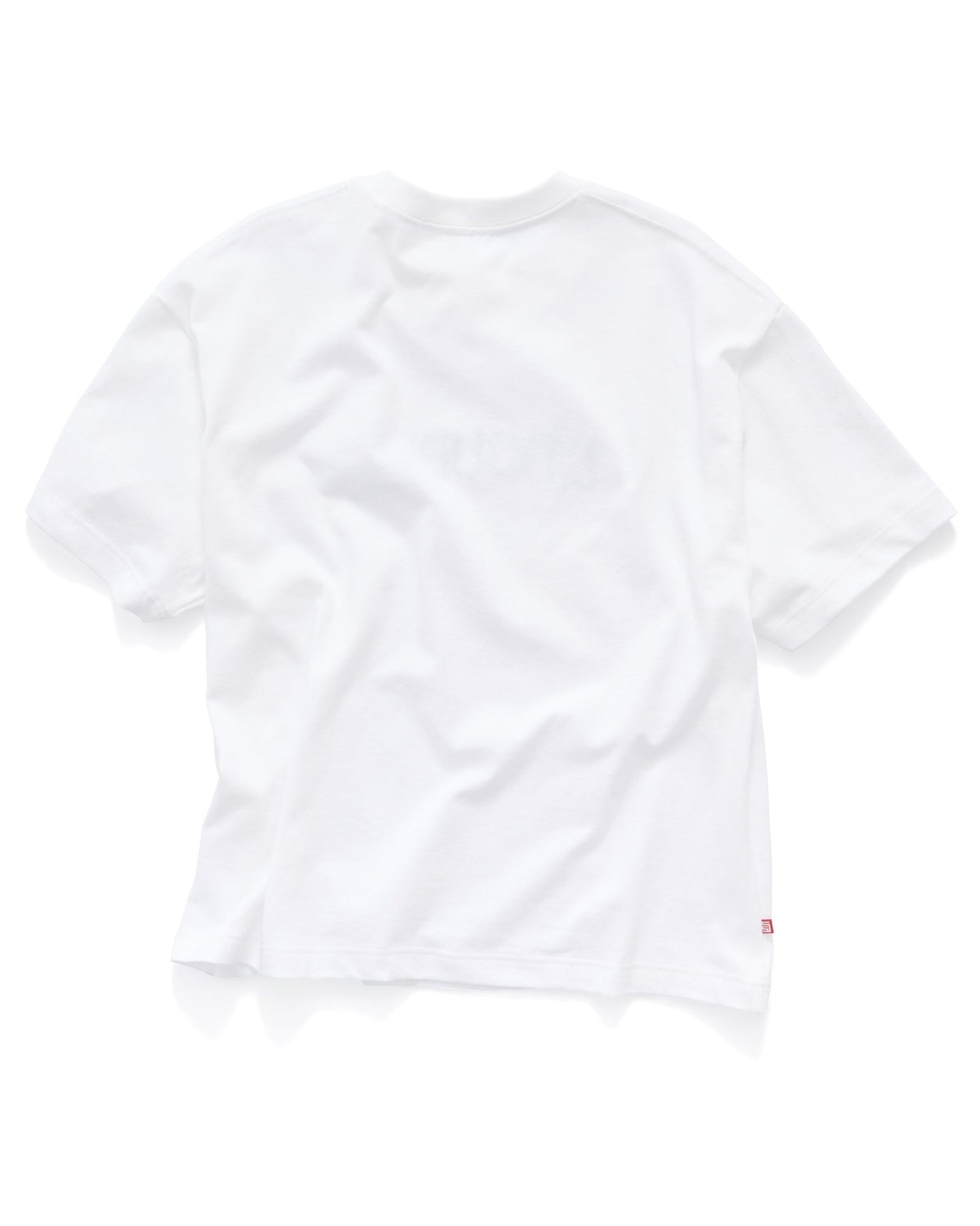 STENCIL HEAVY WT T-SHIRT -S DoubleSD026S1030-WHITE-S