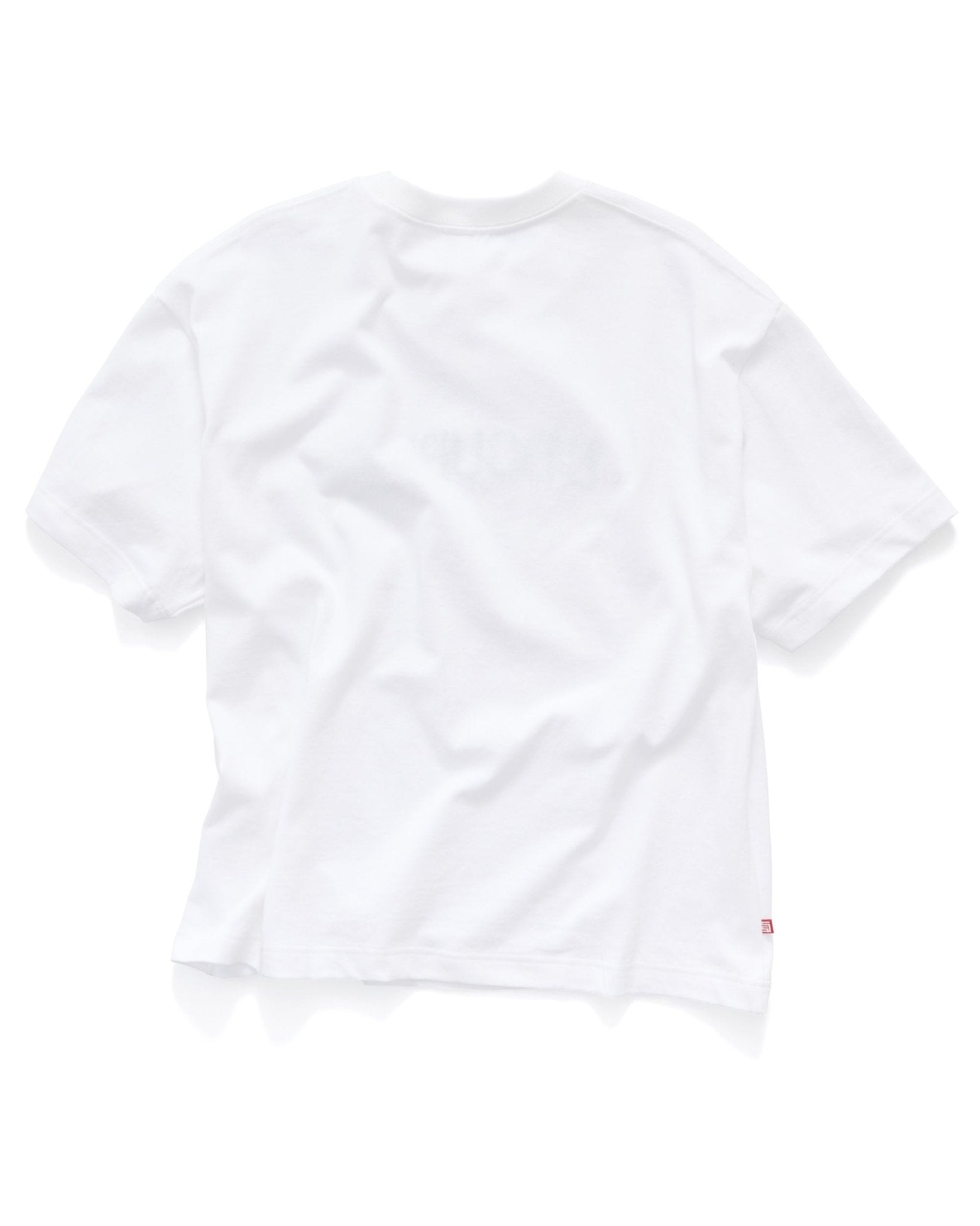 STENCIL HEAVY WT T-SHIRT -S DoubleSD026S1030-WHITE-S