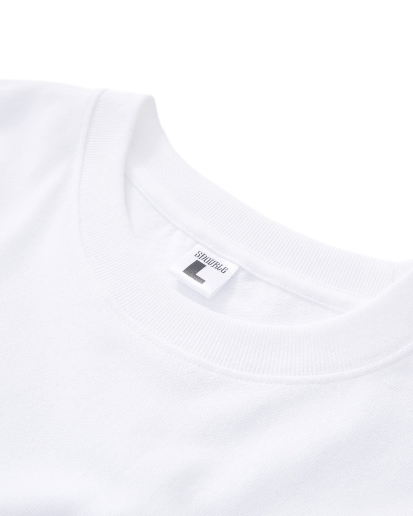 STENCIL HEAVY WT T-SHIRT -S DoubleSD026S1030-WHITE-S