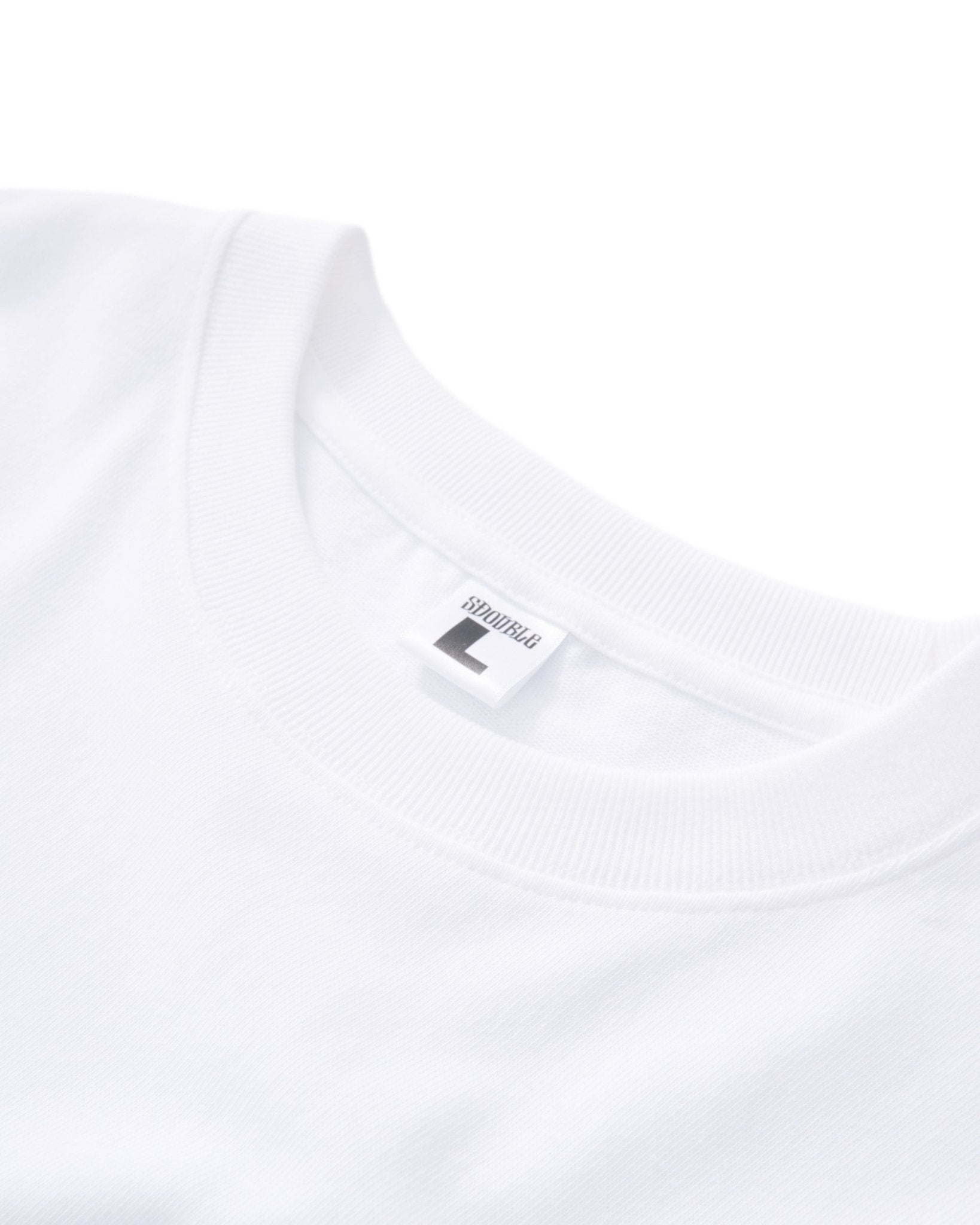 STENCIL HEAVY WT T-SHIRT -S DoubleSD026S1030-WHITE-S