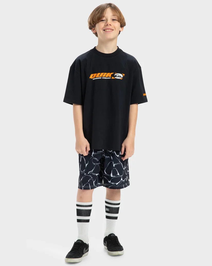 Stencil SS Yth - QuiksilverUQBZT03466 - KVJ0 - Black - 10