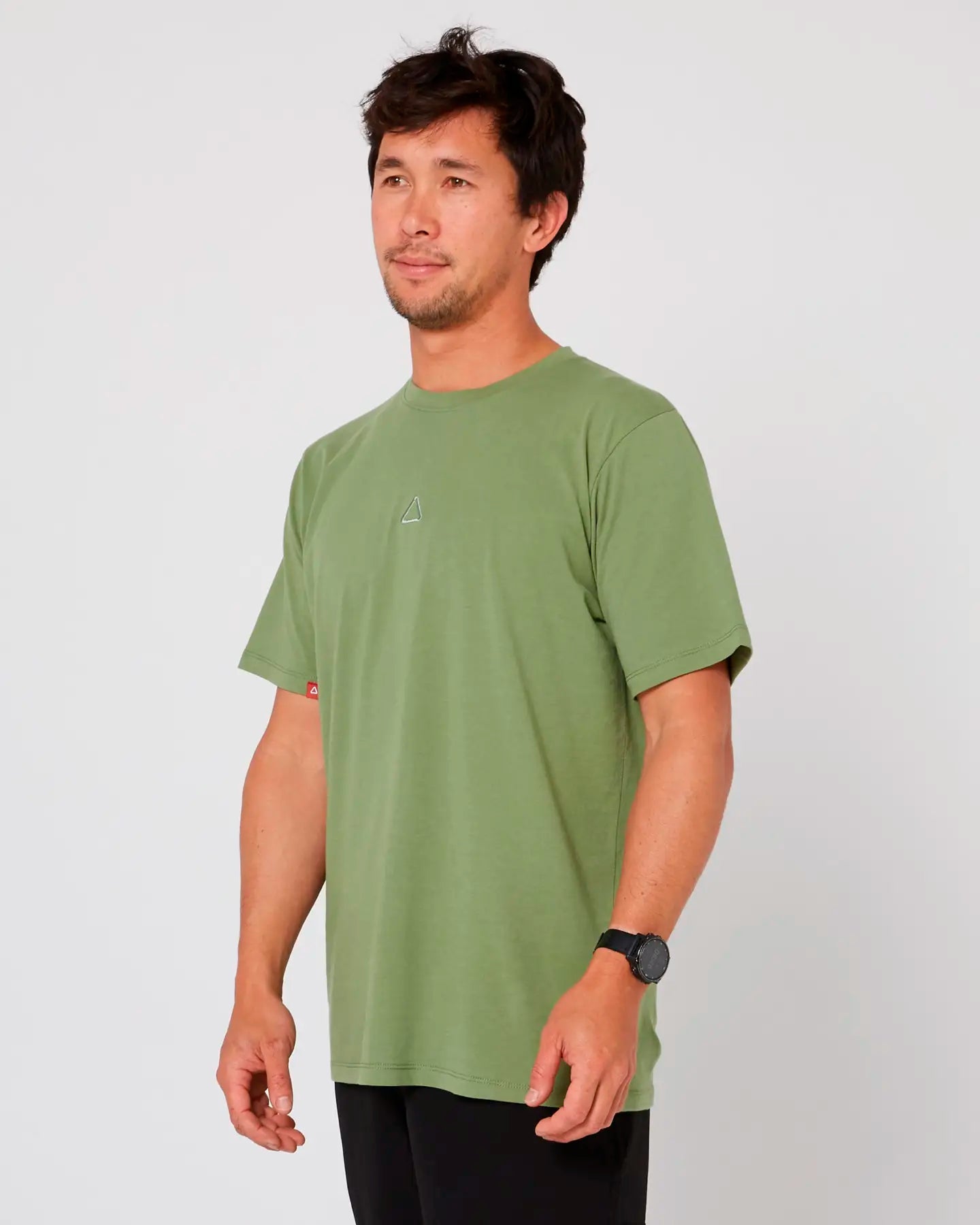 Stitched Tee - FollowFE04607 - Olive - S