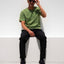 Stitched Tee - FollowFE04607 - Olive - S