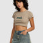 STONED BABY TEE - RVCA23B013504 - Desert Taupe - XS/6