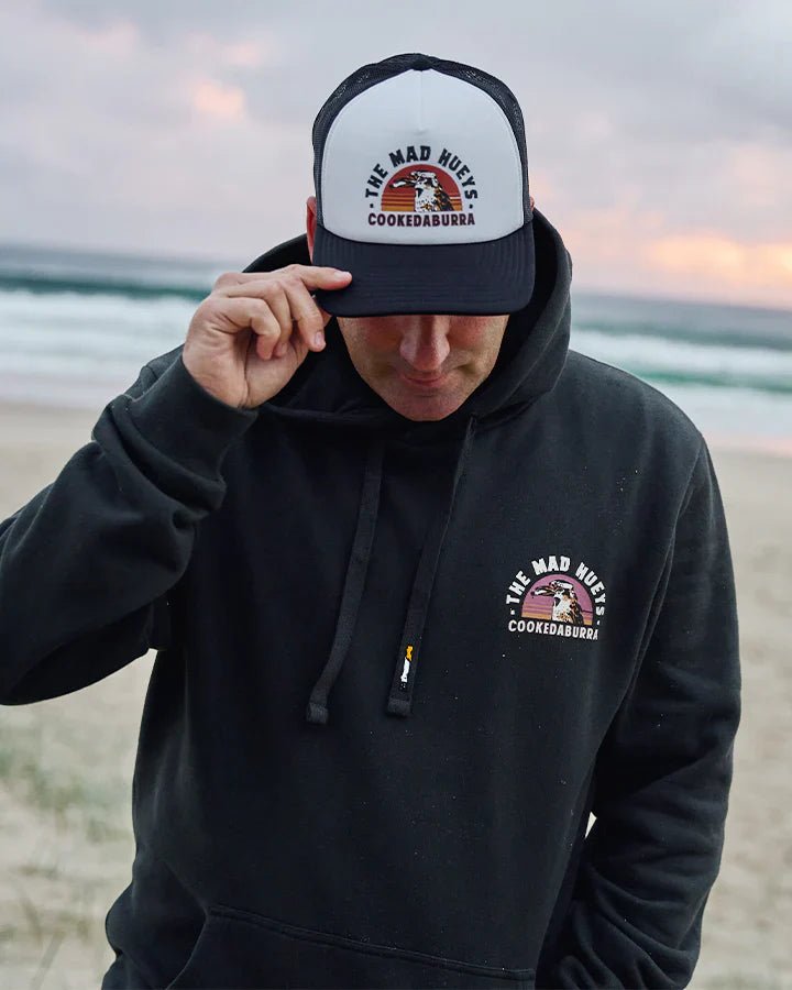 Stranded Cookedaburra Hooded Pullover - The Mad HueysH225M08003 - BLK - Black - L