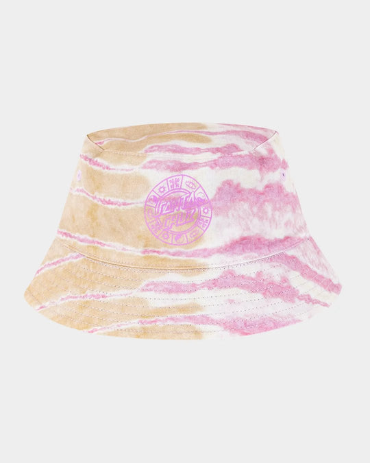 STRANGE CHECK DOT REVERSIBLE BUCKET HAT
