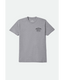 STRATON S/S STND TEE -Brixton17574-HEATHER GREY-S