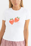 STRAWBERRY EVERYDAY TEE - Rhythm1025W-PT07-WHT-WHITE-06