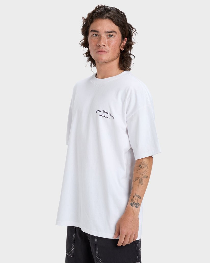 STRETCH TRIBAL SS TEE - QuiksilverEQYZT08166 - WHITE - XXL