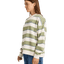 STRICTLY STRIPES OVERSIZED - RoxyERJFT05071-OIL GREEN-XS