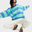 STRICTLY STRIPES OVERSIZED - RoxyERJFT05071-KATYDID STRIPY SOUL-XS