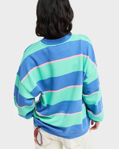 STRICTLY STRIPES OVERSIZED - RoxyERJFT05071-KATYDID STRIPY SOUL-XS