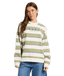 STRICTLY STRIPES OVERSIZED - RoxyERJFT05071-OIL GREEN-XS