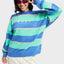 STRICTLY STRIPES OVERSIZED - RoxyERJFT05071-KATYDID STRIPY SOUL-XS