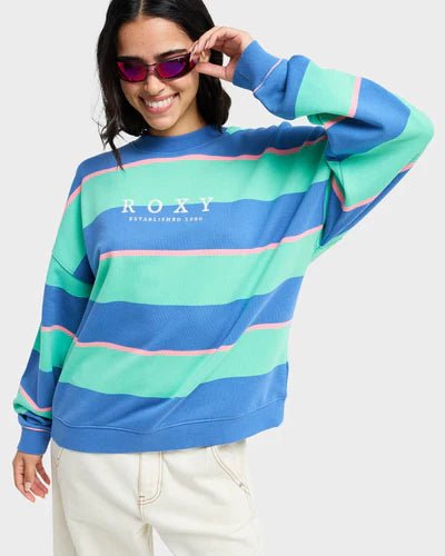 STRICTLY STRIPES OVERSIZED - RoxyERJFT05071-KATYDID STRIPY SOUL-XS