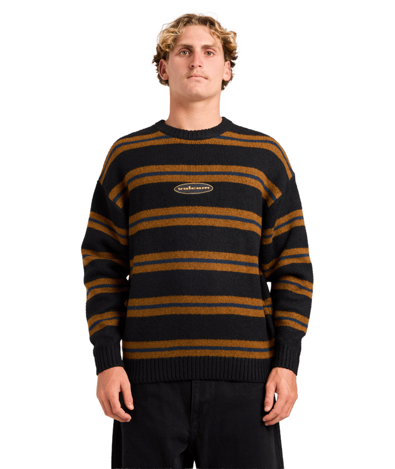STRIPERSTAND SWEATER - VolcomA0742502-BLACK-S