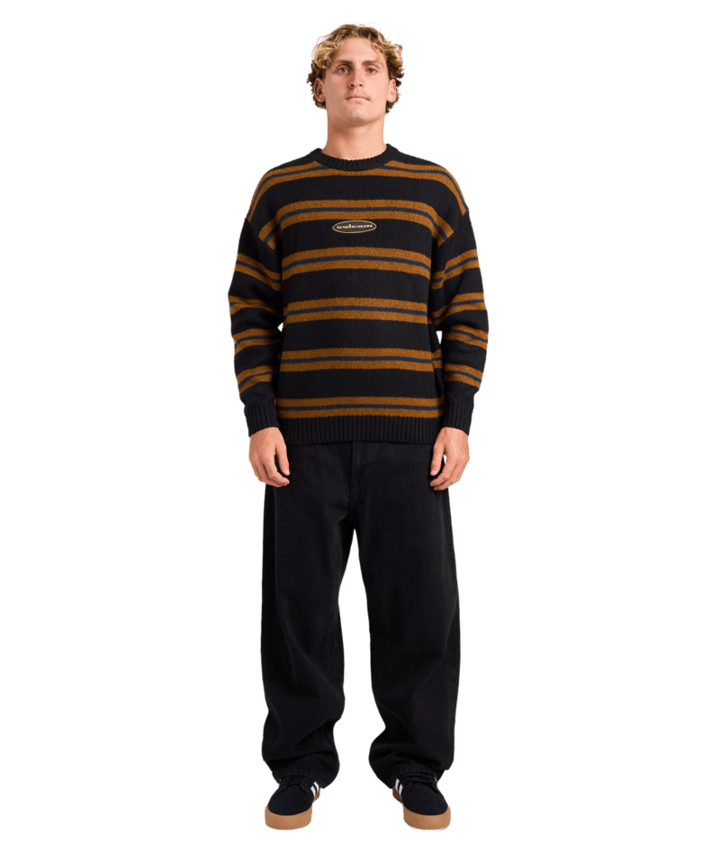 STRIPERSTAND SWEATER - VolcomA0742502-BLACK-S