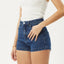 Studio - Denim Short - AfendsW250308 - ABU - AUTHENTIC BLUE - 26
