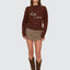 Studio Issue Knit Sweater -ThrillsWTW26-212C-Brown-8