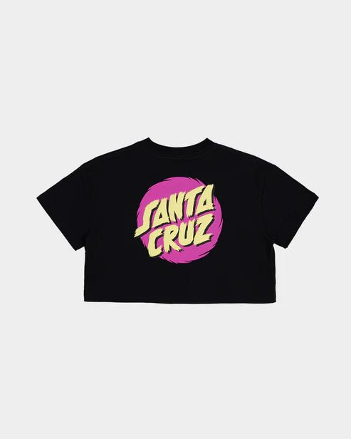 STYLE DOT SHORT SLEEVE SHORT SLEEVE CROP - Santa CruzSG225 - SS06 - OFF BLACK - 8