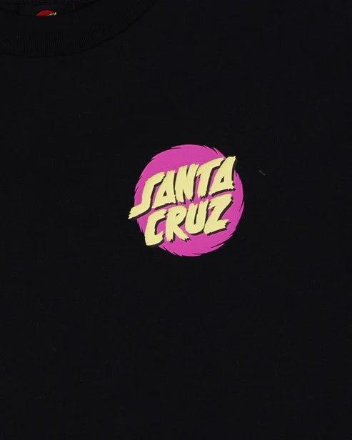 STYLE DOT SHORT SLEEVE SHORT SLEEVE CROP - Santa CruzSG225 - SS06 - OFF BLACK - 8