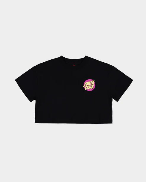 STYLE DOT SHORT SLEEVE SHORT SLEEVE CROP - Santa CruzSG225 - SS06 - OFF BLACK - 8