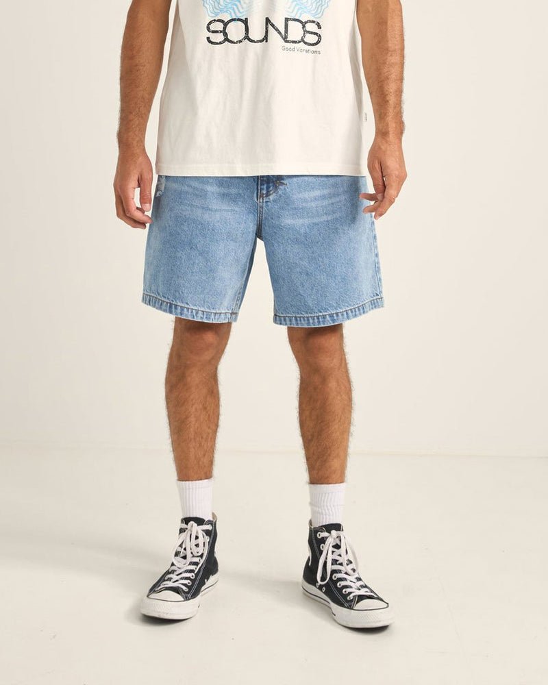 SUBTLE DISTRESS SHORT - RhythmCD24M - WA01 - BLUE - 30