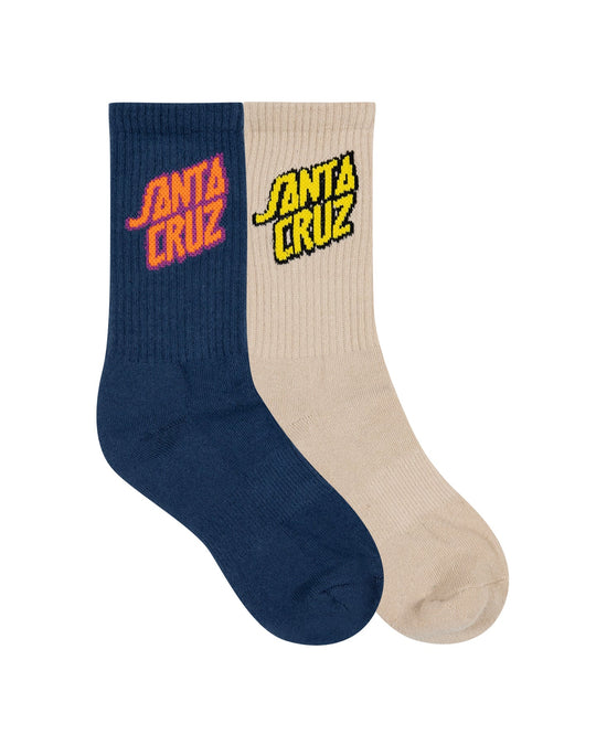 Summer 76 Stack Crew Sock 2 Pack