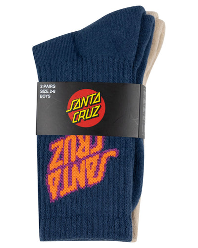 Summer 76 Stack Crew Sock 2 Pack - Santa Cruz210000181484