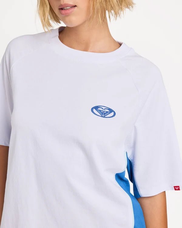 SUMMER BAY PANELLED TEE -RoxyURJZT04026-WHITE-XS