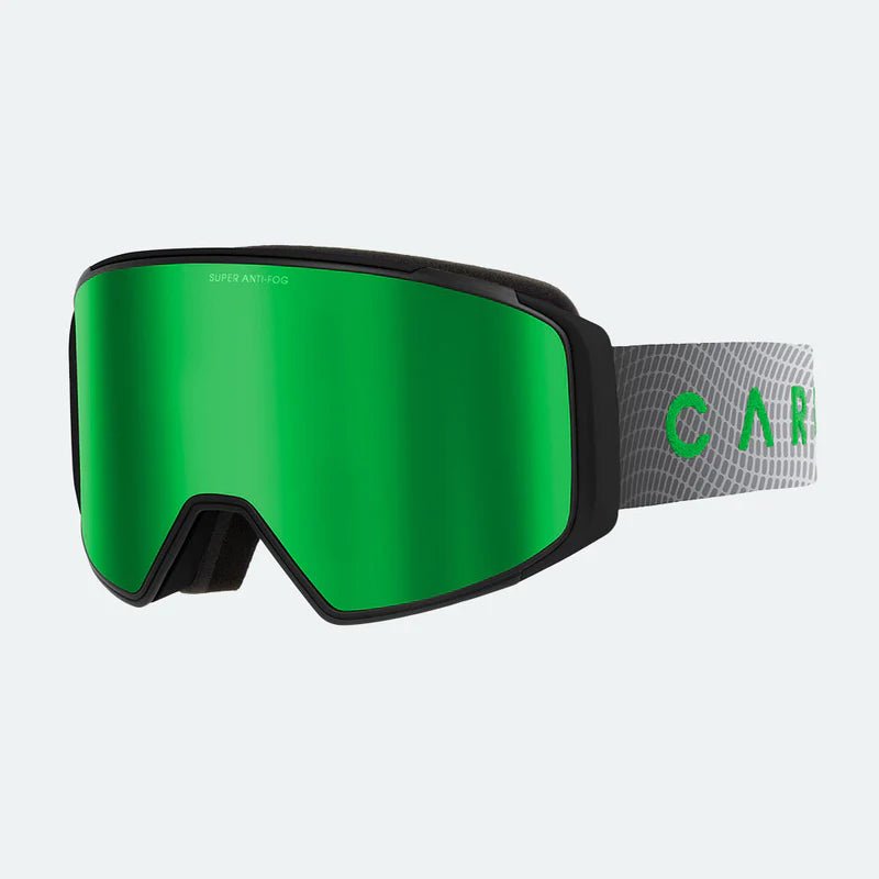 Summit 2.0 matt black - grey w.green mir ylw w.clr - Carve6240-04-Matt Black W/ Grey Silver Mirror + Yellow Clear Flash