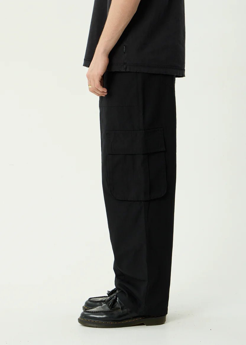Summit - Recycled Pleated Cargo Pant - AfendsM261400- Black-28