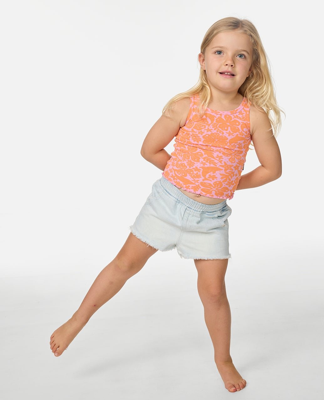 SUN AND SWELL TANK - GIRL - Rip Curl04QJTE-MANDARIN ORANGE-1to2