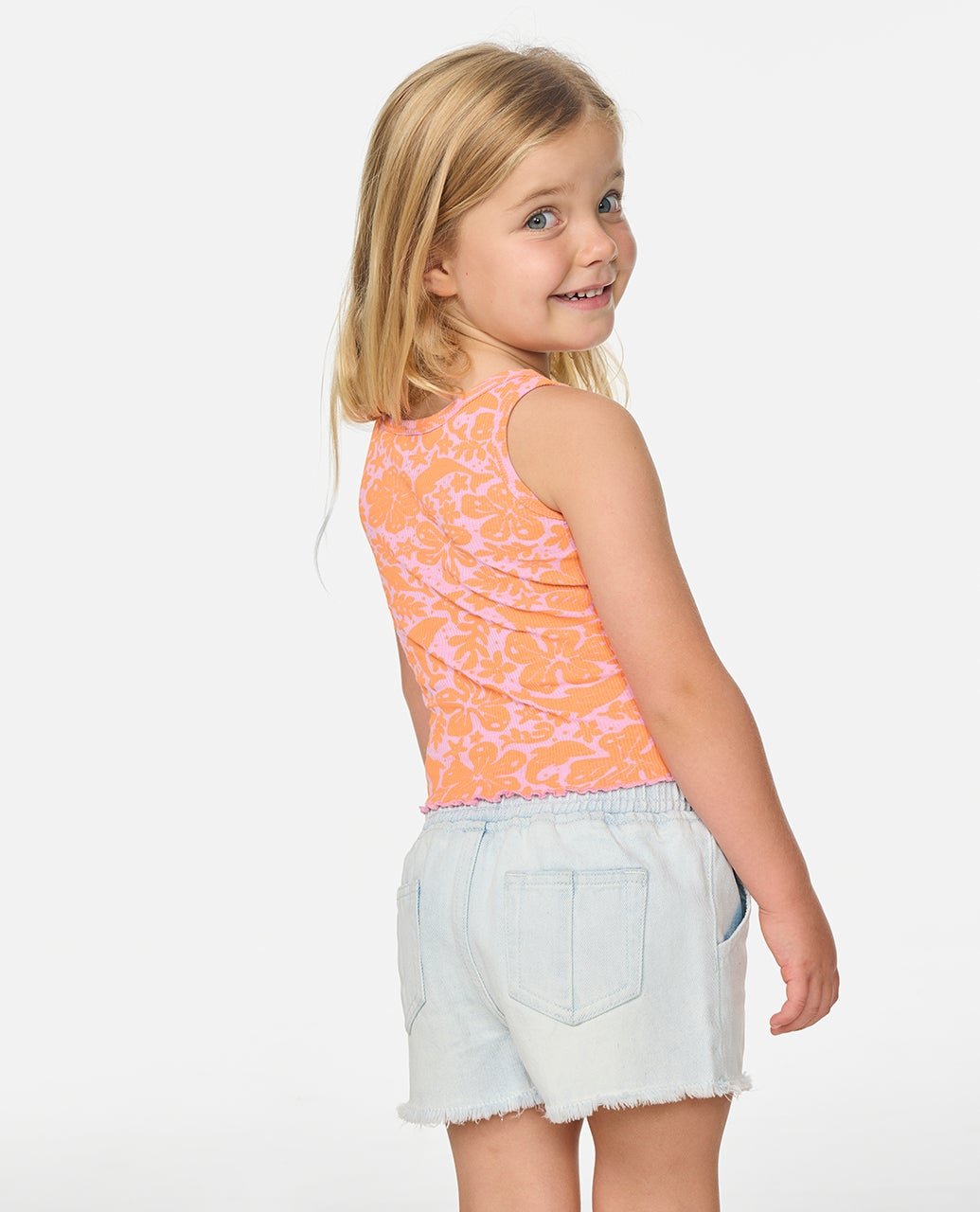 SUN AND SWELL TANK - GIRL - Rip Curl04QJTE-MANDARIN ORANGE-1to2