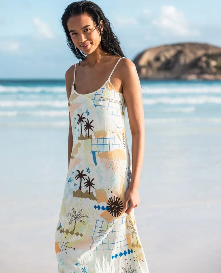 Sun Club Midi Dress - Rip Curl03MWDR - 3282 - Multico - 2XS