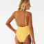 Sun Club Texture Cheeky 1piec - Rip Curl0B8WSW - light orange - 2XS