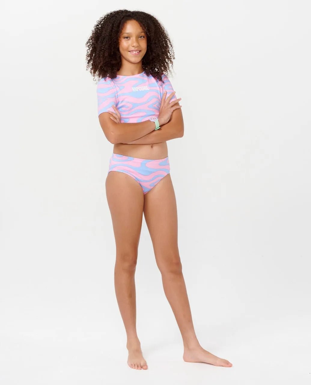 Sun Sol SS Set - Girl - Rip Curl020GSW - 8962 - Mid Blue - 10