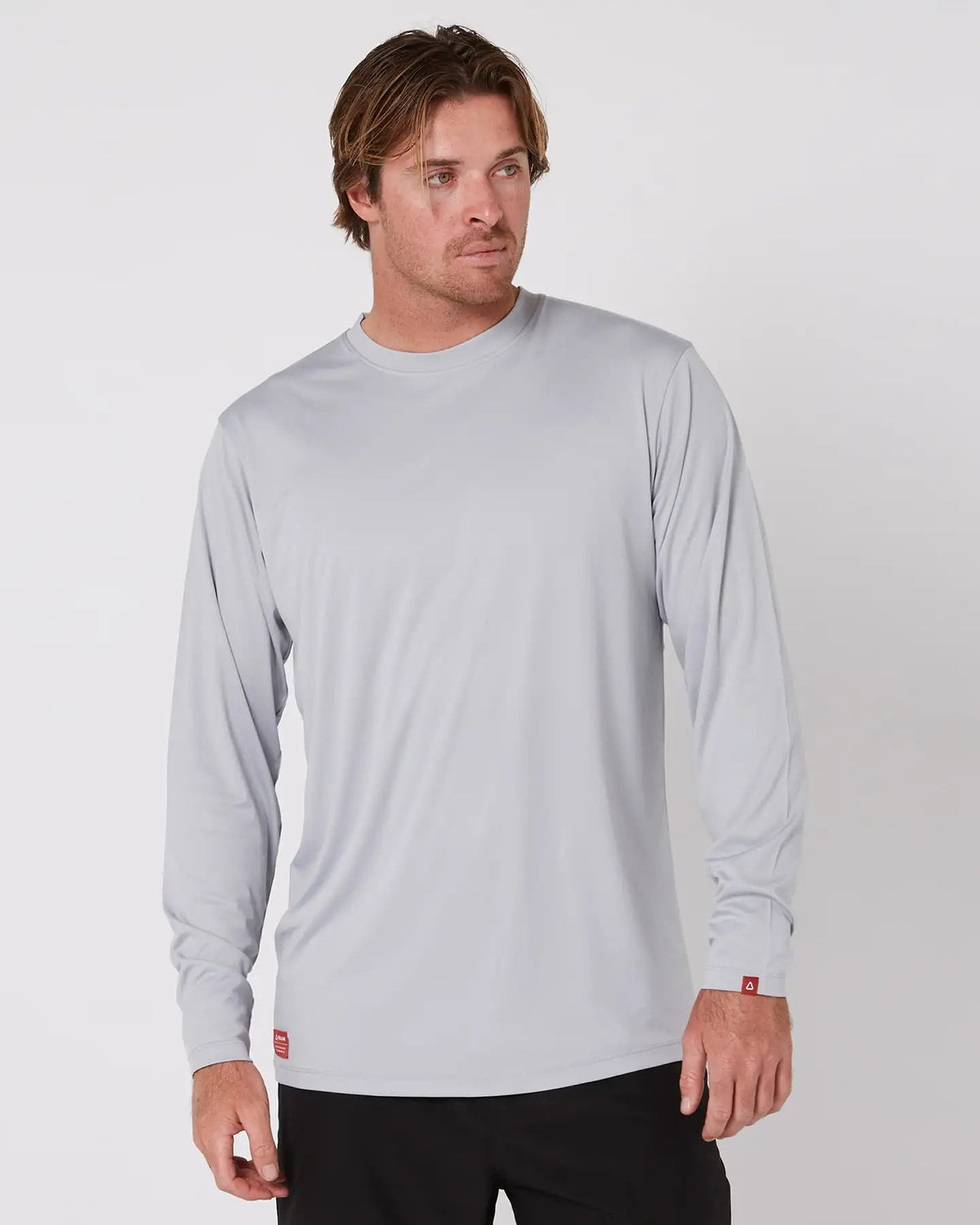 Sun Tee L/S -FollowFE02403-Light Grey-2XL