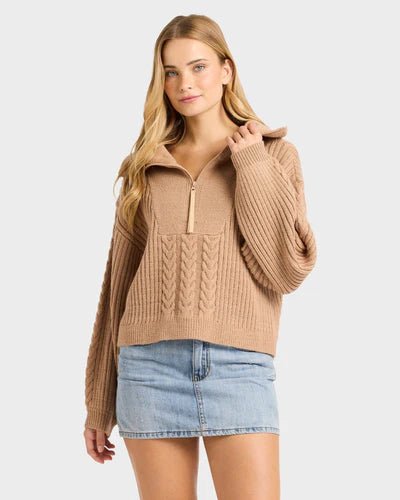 SUN ZIPPY SWEATER