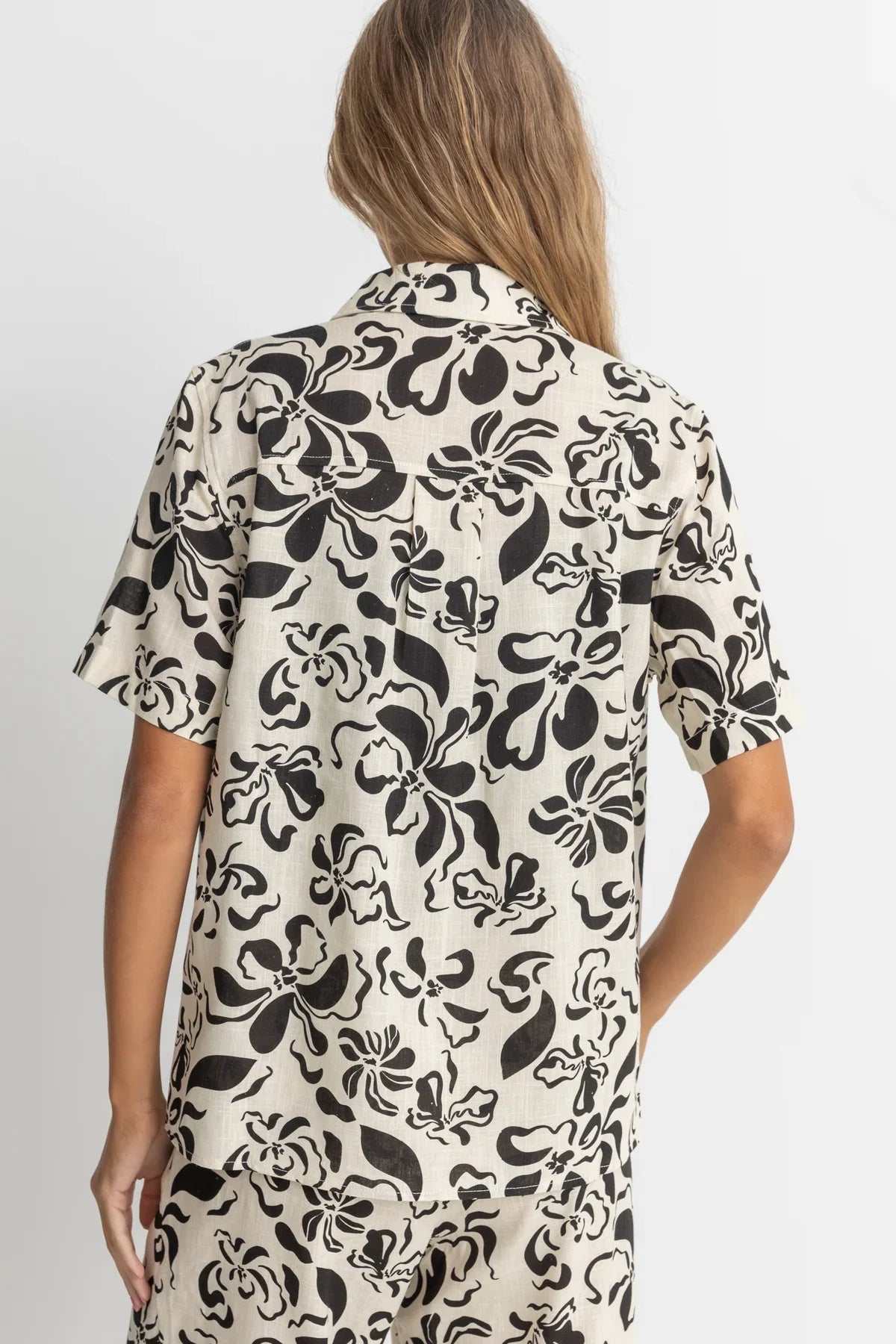 Sundance Floral Short Sleeve Shirt - Rhythm0724W - FT15 - NAT - Natural - 10
