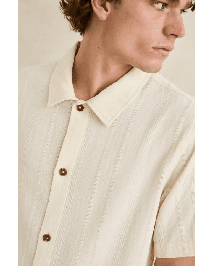 SUNDOWN SS SHIRT -Rhythm0726M-WT02-NATURAL-S