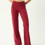 Sunny - Recycled Knit Pant - AfendsW261402- Burgundy-XS