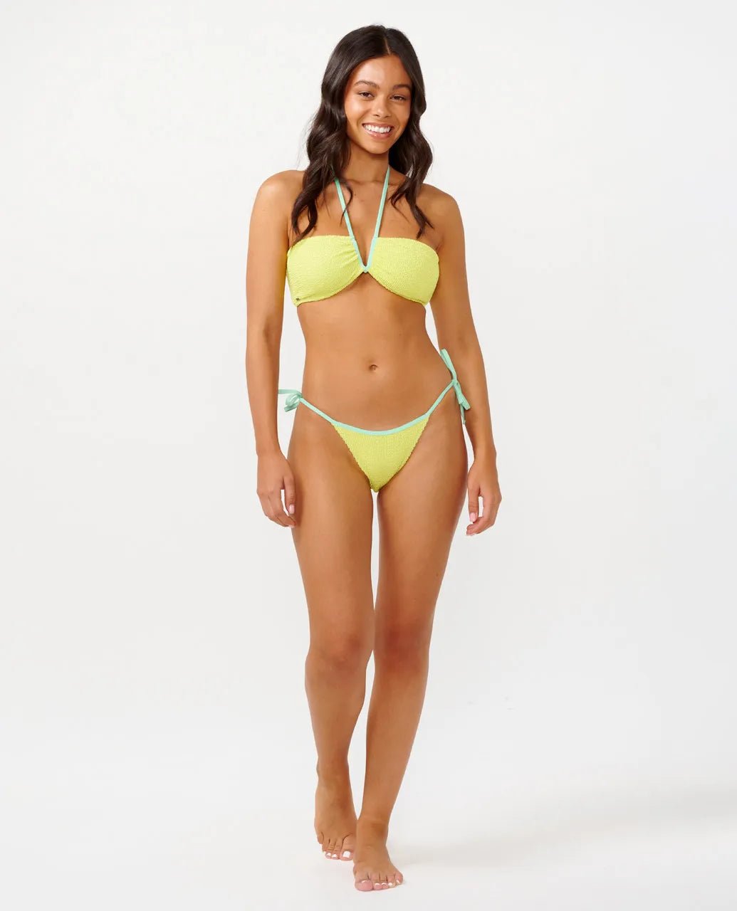 Sunny Side Tie Side Cheeky - Rip Curl0JPWSW - Lime - M