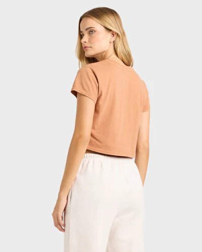 SUNSET HORIZONS TEE - Billabong24B351673-CARAMEL CAFE-XS/6