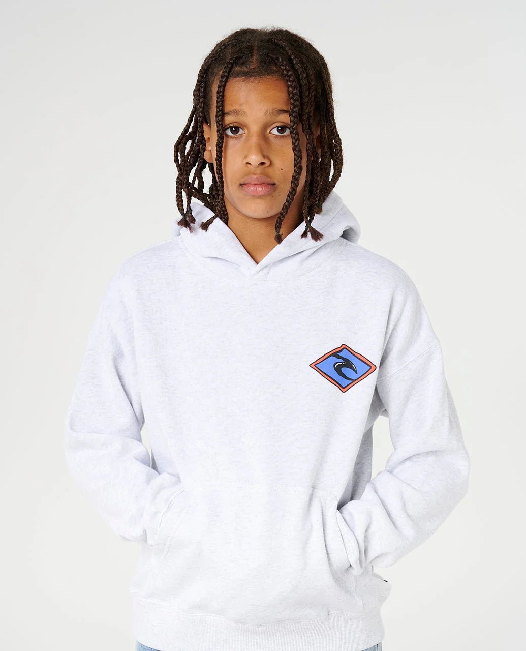 SUNSET SESH ART HOOD - BOY - Rip Curl03VBFL-LIGHT GREY HEATHER-8