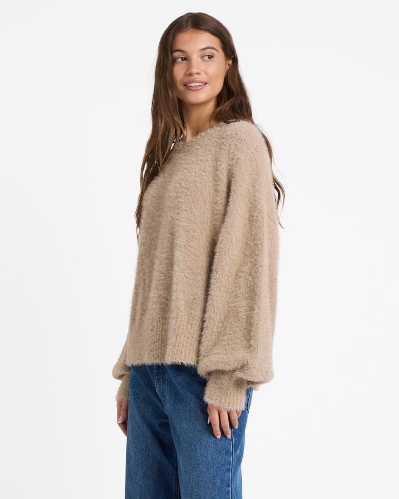 SUNSETTER CREW - Roxy26B071674-PARCHMENT-XS