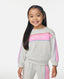 SUNSHINE REVIVAL CREW - GIRL - Rip Curl02UJFL-LIGHT GREY MARLE-1to2