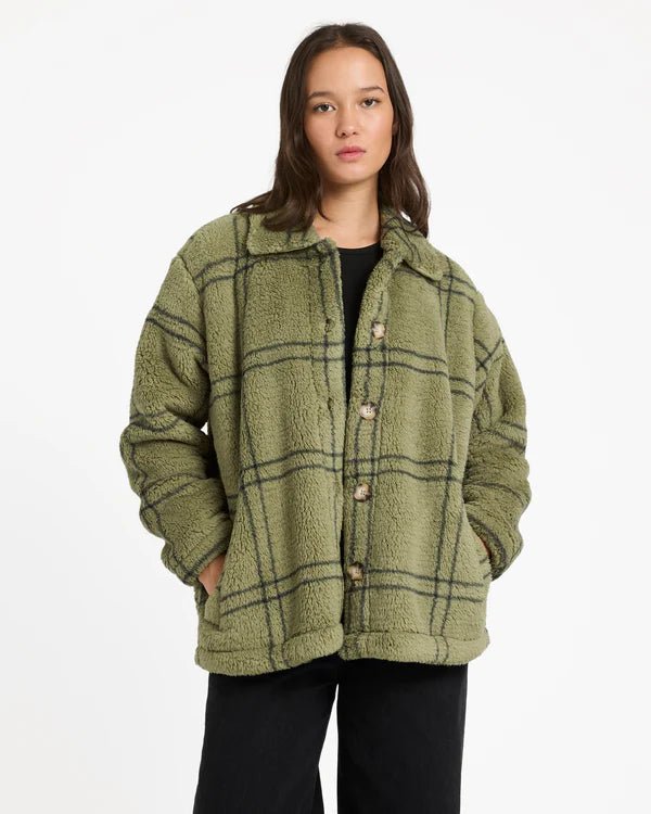 SUPA SONICAL SHACKET - VolcomB1542504-MOSS STONE-8
